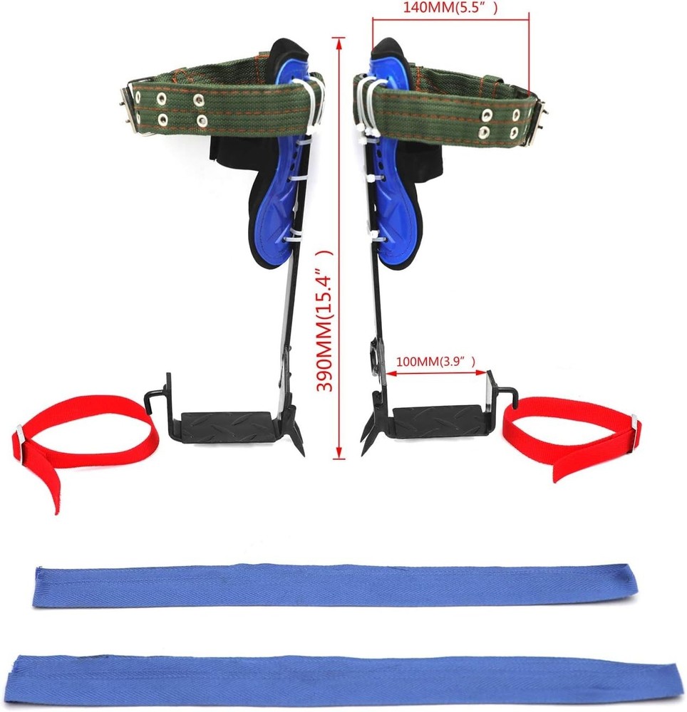 Tree/Pole Climbing Gear Set, Stainless Steel