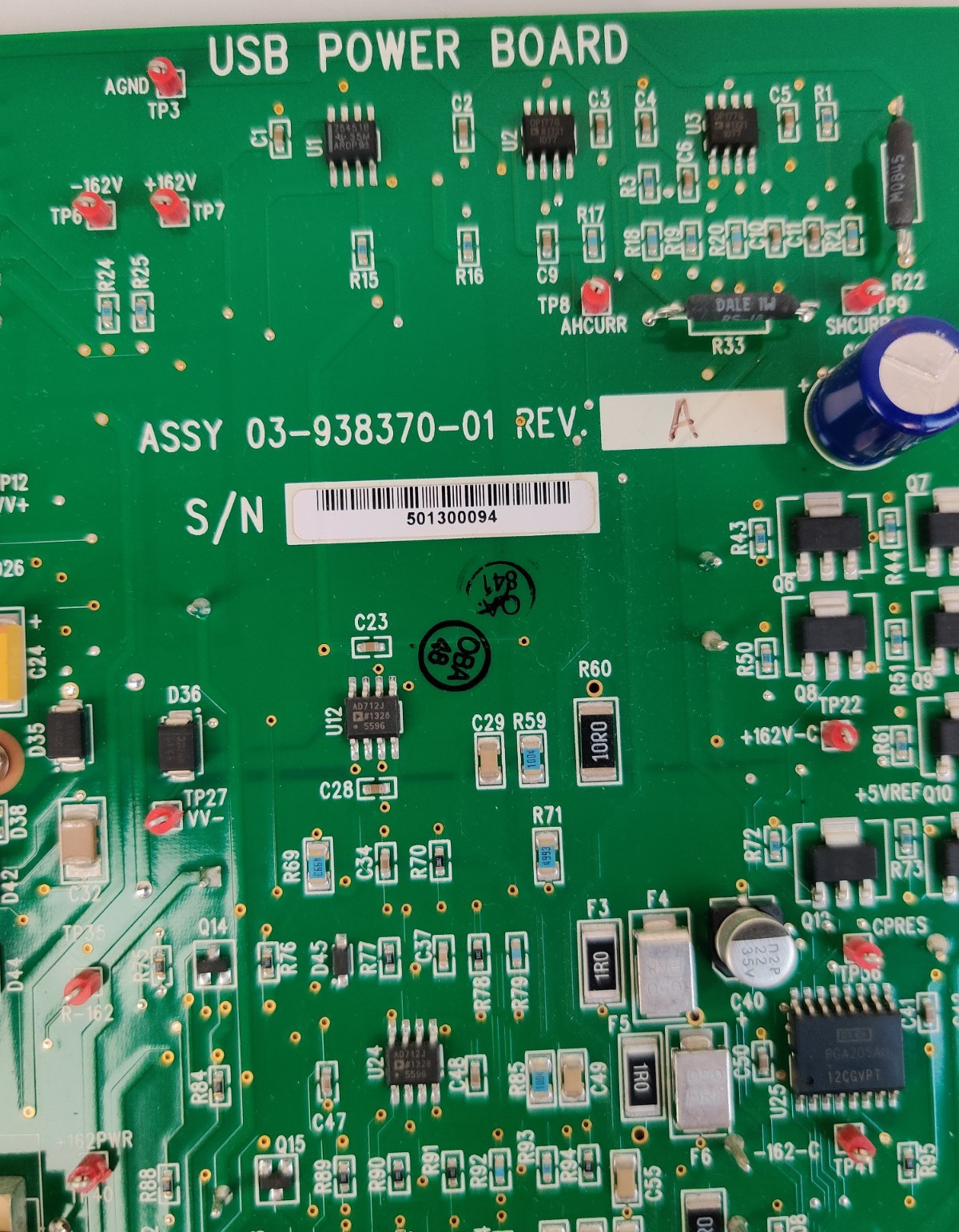 Varian Bruker 300-MS 310-MS 320-MS 03-938370-01 USB Power Board Tested
