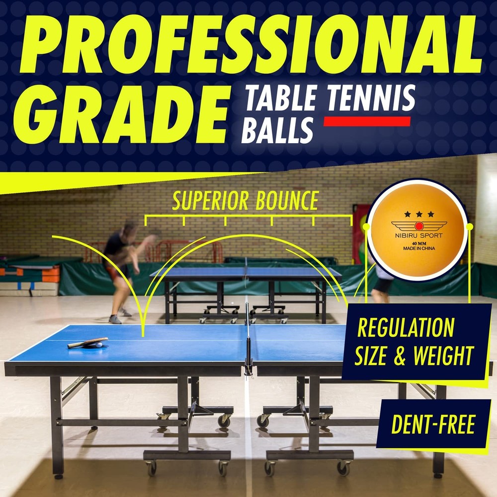 Professional Ping Pong Paddle Sets, 2 Paddle or 4 Paddle Table Tennis Set , Case