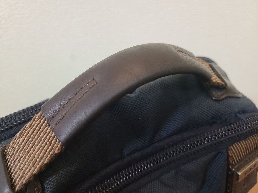 TUMI Alpha Bravo Dover Slim Laptop Backpack A4 Storage Used