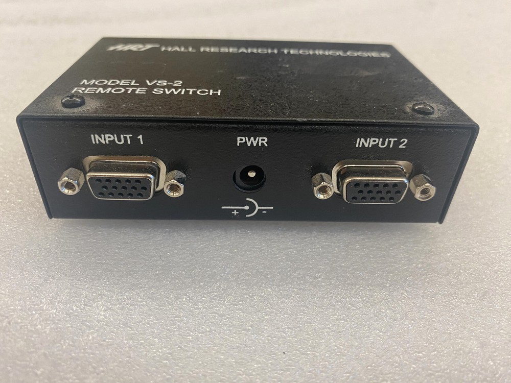 Hall Research VS-2 Remote Switch 2 in x 1 out High Performance, Solid-State VGA
