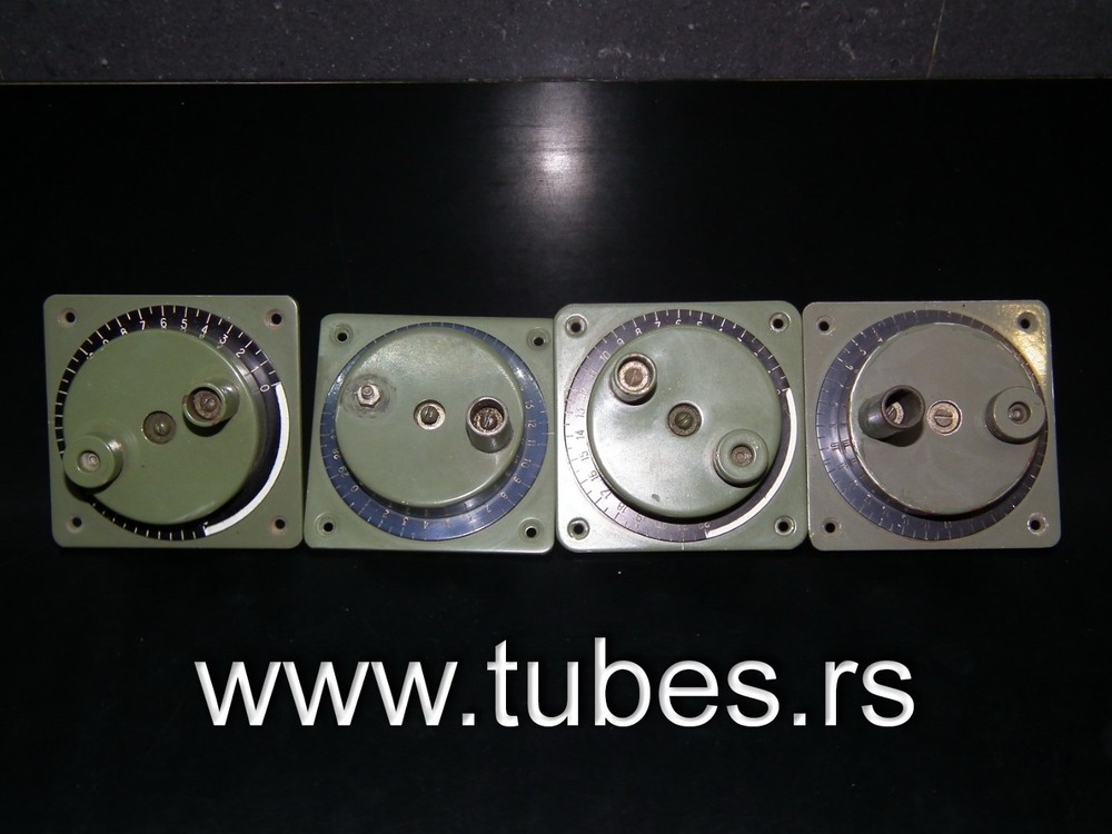 Large Vernier Dial Control Knob HF LINEAR AMPLIFIER Antenna Coupler from 60s