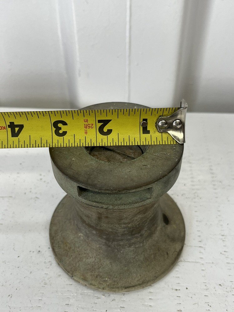Vintage Bronze Sailboat Winch single speed