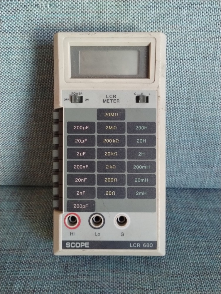 SCOPE LCR Meter MODEL LCR 680 31/2 DIGITS, BASIC ACCURACY 1.0%