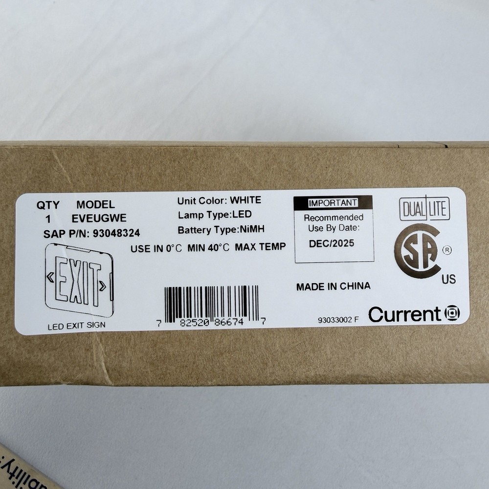 Hubbell Dual Lite EV LED EVEURWEI
