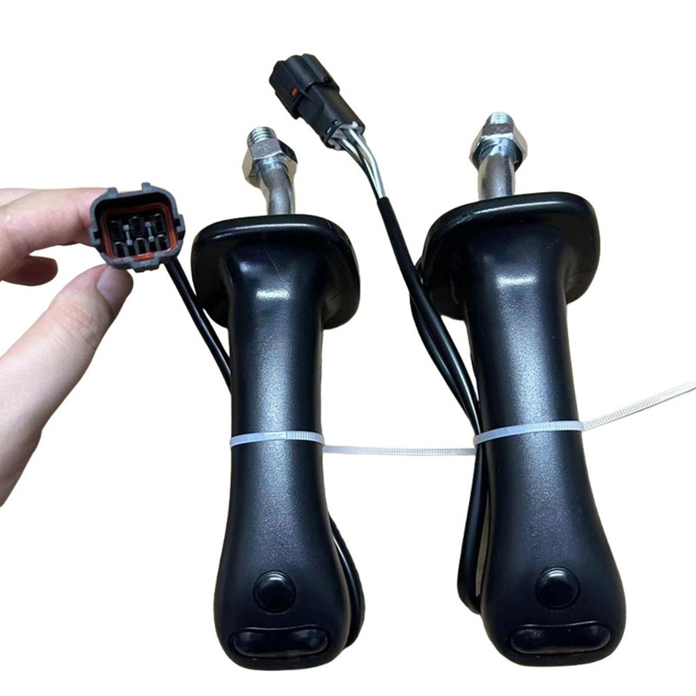 2Pcs Excavator Joystick Handle Component Attachment with Protective Sleeve