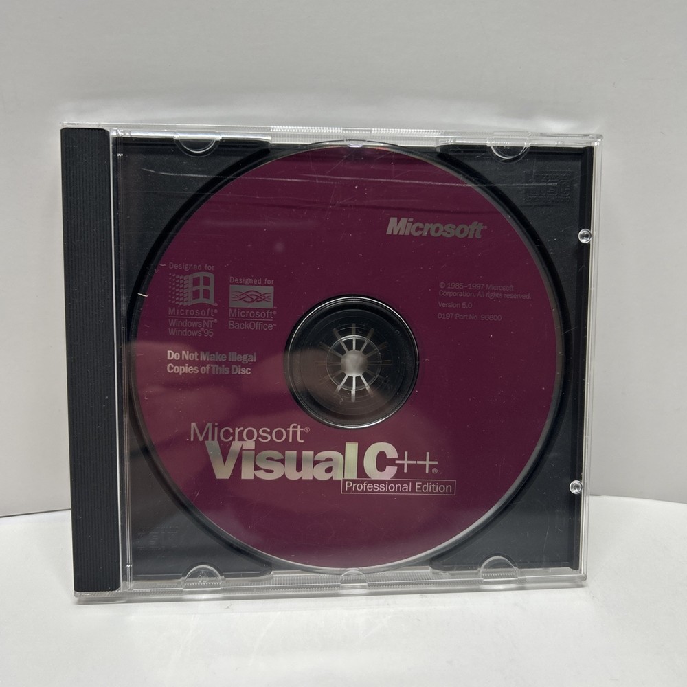 Microsoft Visual Basic Professional Edition Version 5.0 - with CD Key