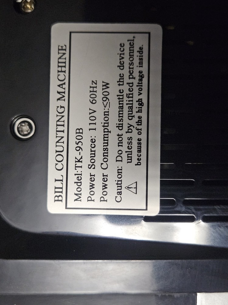 Teraputics Bill Counting Machine, Money Counter. TK-950B