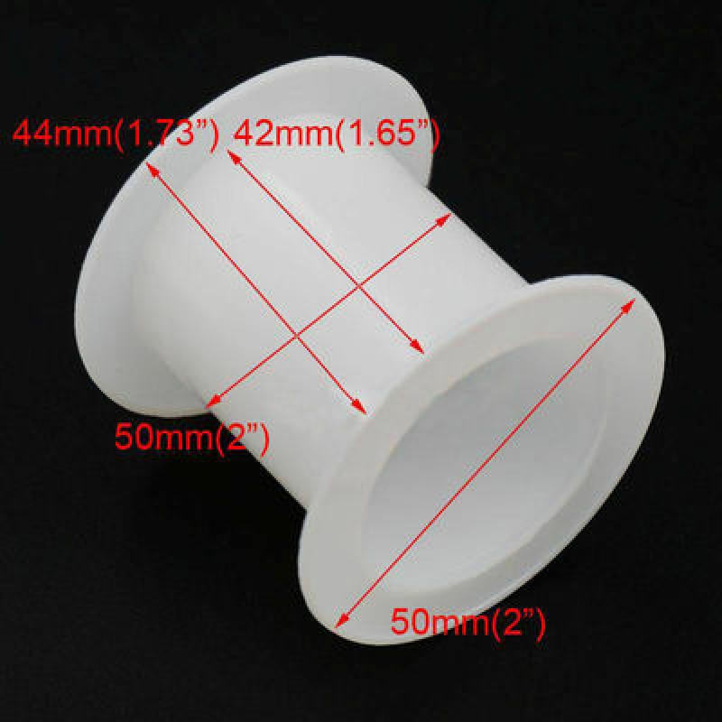 5pcs Plastic Empty Wire Thread Cord Spools Thread Bobbins White Making