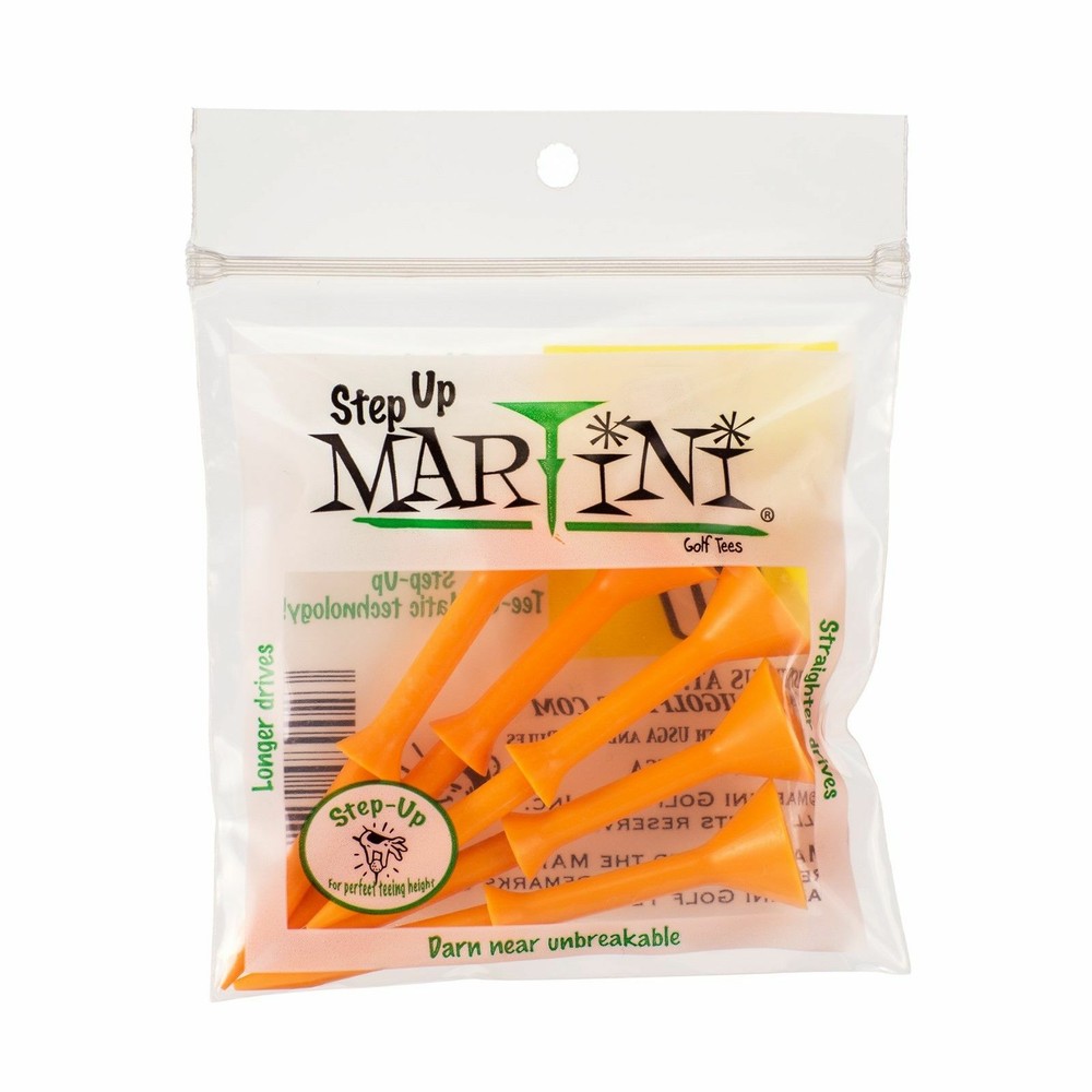 New Authentic Orange Martini Step Up Golf Tees - You choose the Quantity