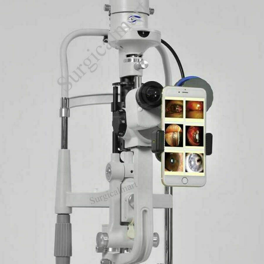 Universal Mobile Phone Interface Eyepiece Adapter Mount for Slit Lamp Microscope