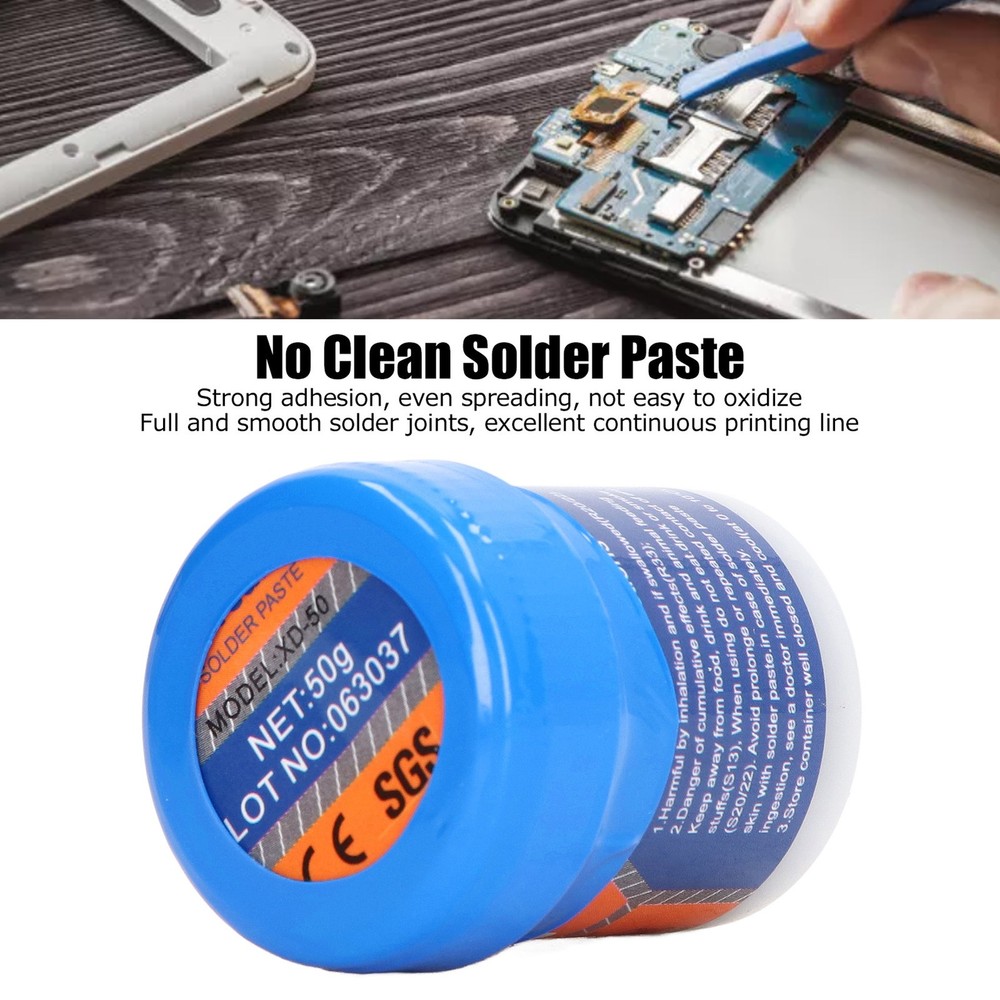 50g No Clean Solder Paste Strong Adhesion For SMT Patch Repair