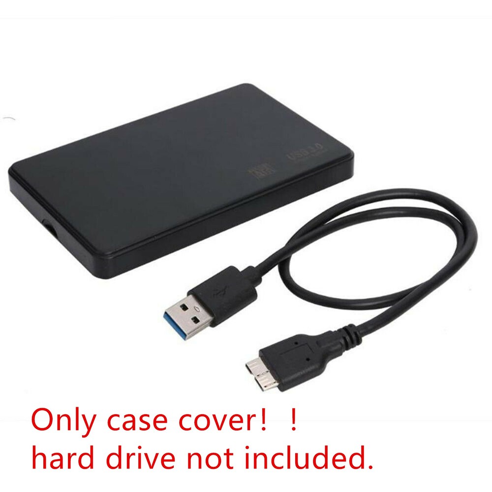 Portable External Hard Drive Case SATA USB 3.0 Storage Device Computer Laptop d