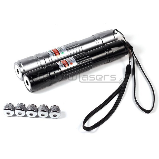 LMM2B Adjustable Focus Blue Laser Pointer 450nm Visible Beam Charger& Goggles