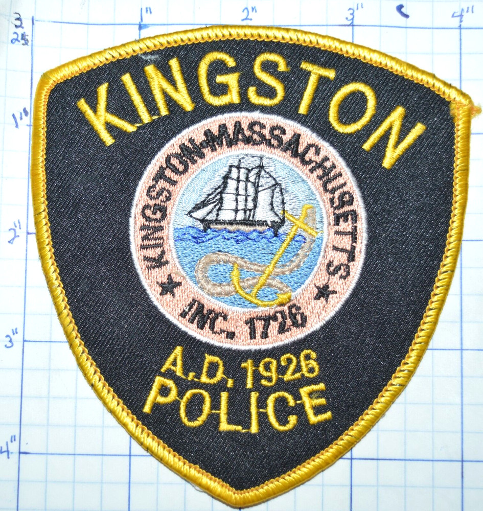 MASSACHUSETTS, KINGSTON POLICE DEPT PATCH