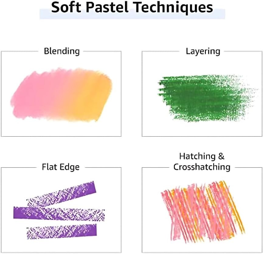 Creative Soft Pastel Set with 64 Lightfast Colors - Smooth & Easy Application
