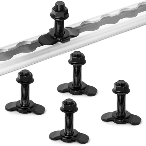 L Track Threaded Stud Fittings L-Track Threaded Double Stud Lug Fitting 1.8"