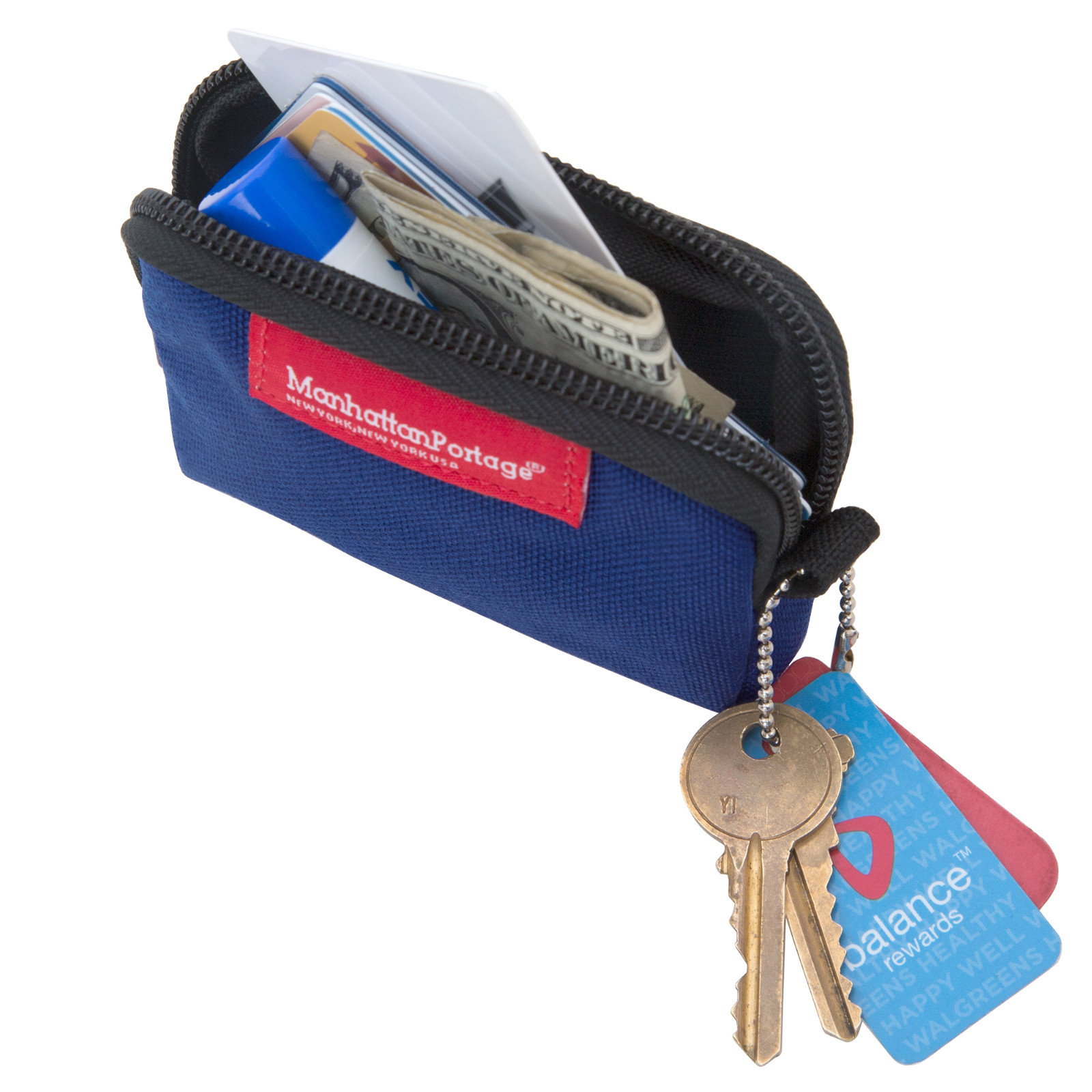 Manhattan Portage Zippered Coin Purse Change Holder, Credit Card Holder 1008