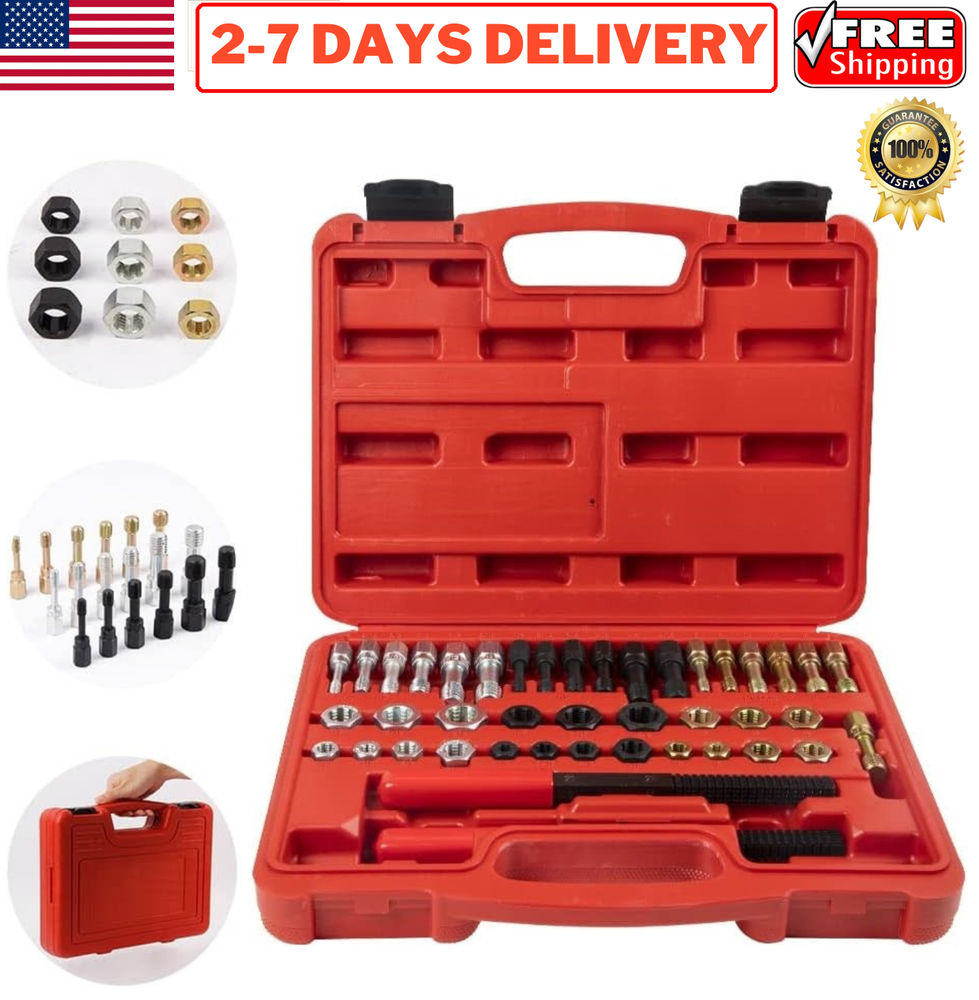 Thread Chaser Set Thread Repair Clean Restorer Kit UNF UNC Rethreading Tap & Die