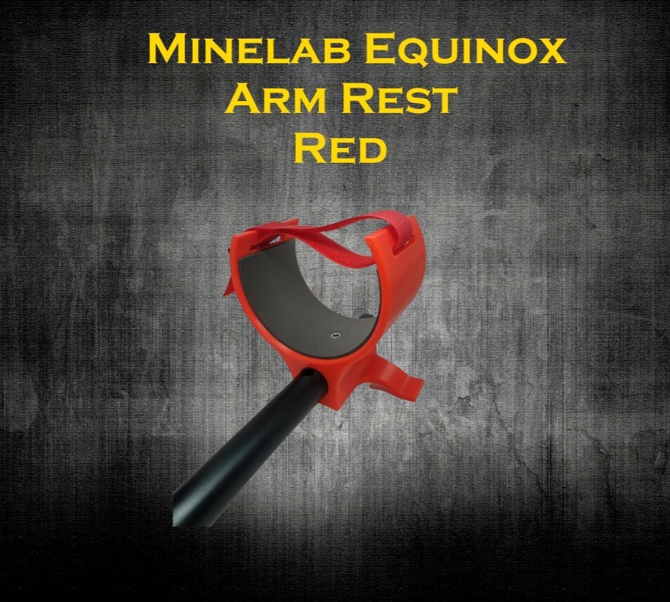 Minelab Equinox Arm Rest - Red