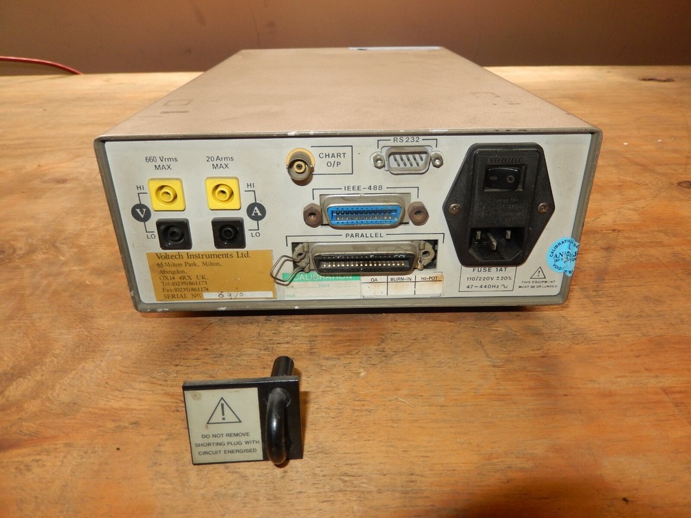 Voltech PM1200 Power Analyzer