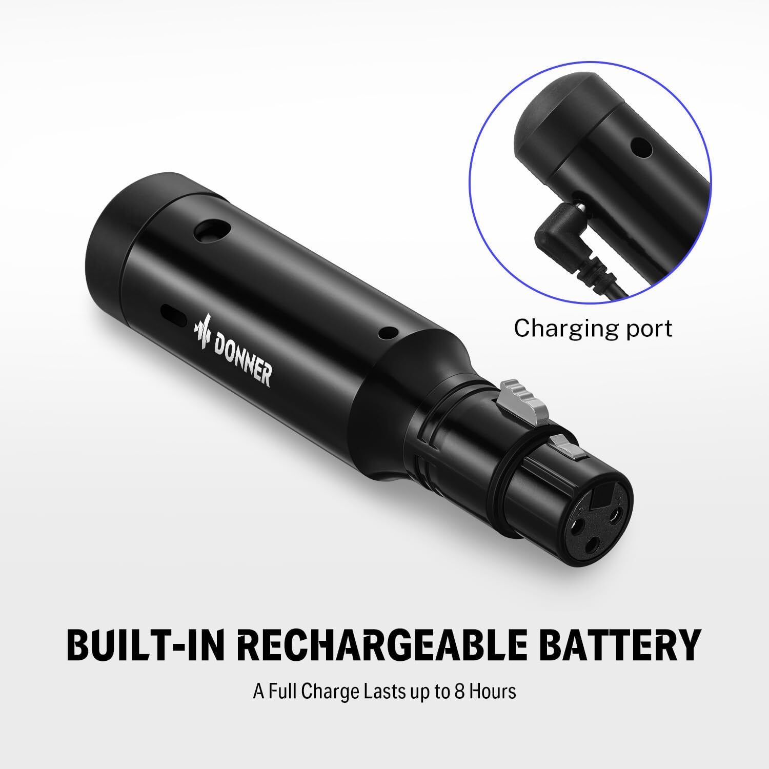 Donner DMX512 Wireless Transmitter + 5Pcs Receiver Built-in Battery & Light Dome