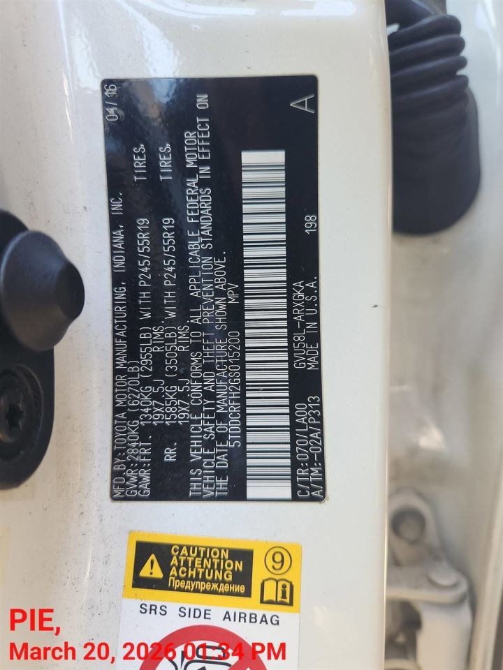 CONTROL PANEL OEM 14-19 TOYOTA HIGHLANDR 1YR WRNTY