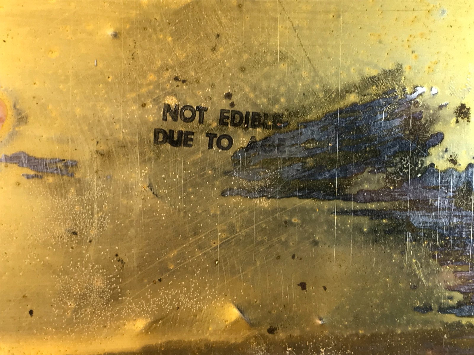 Vintage QUEEN MARY LIFEBOAT & RAFT RATION BISCUITS Sealed Tin