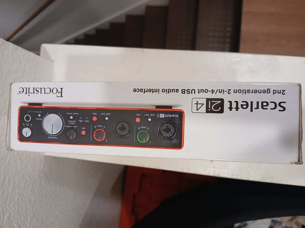 Focusrite AMS-SCARLETT-2I4-2ND-GEN USB 24 Bit Audio Interface