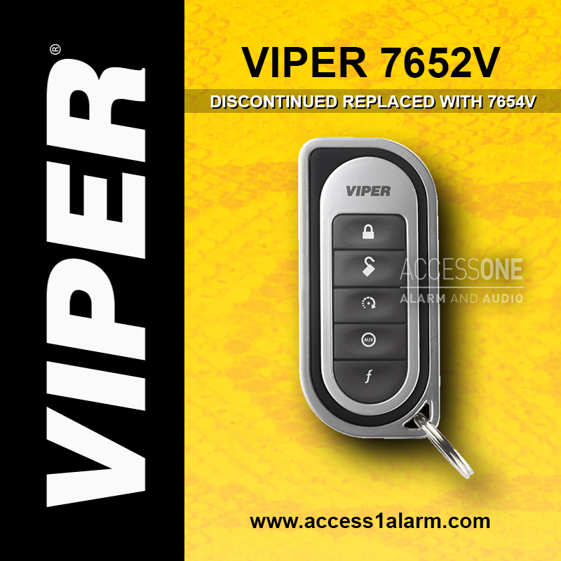 Viper 7652V 1-Way SST 5-Button Replacement Remote Control Transmitter 7654V