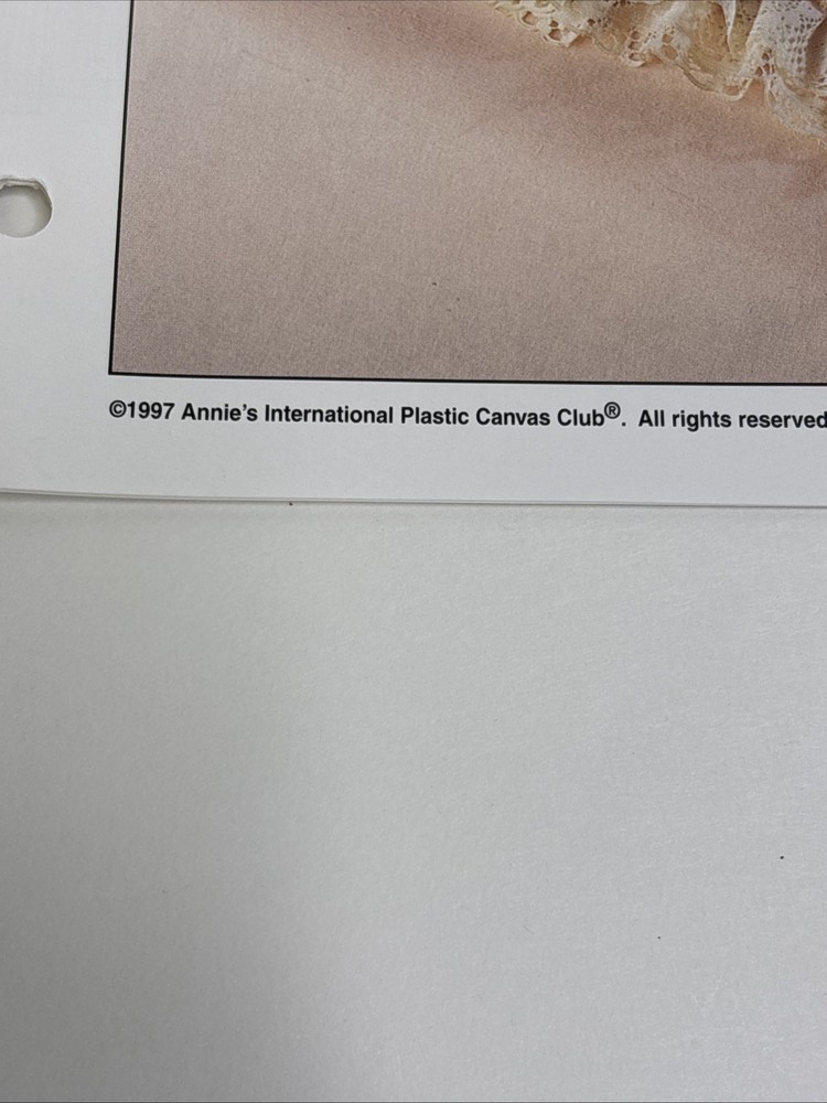 Magnolia Table Setting Place Mat Annie's Attic Plastic Canvas Pattern Page