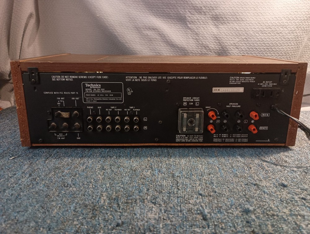 Technics SA-300 FM/AM Stereo Receiver (Pro Serviced + Modded)