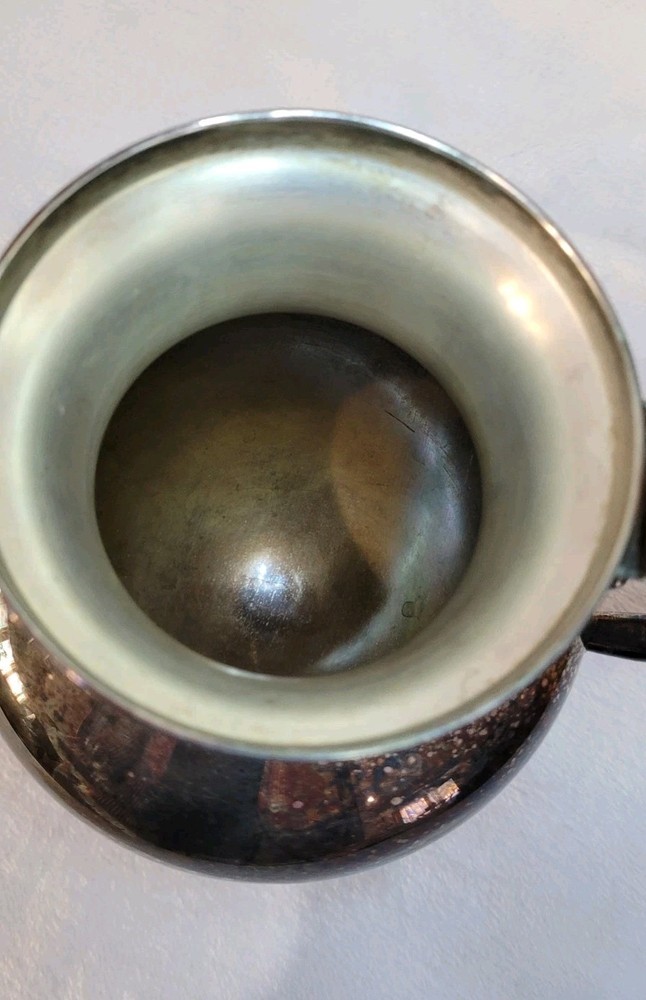 Vintage Silver on Copper Tea Pot