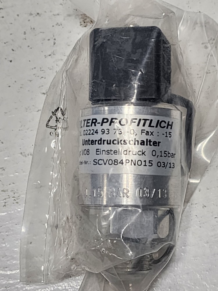 FILTER-PROFITLICH PRESSURE SWITCH SCV084PN015 NEW