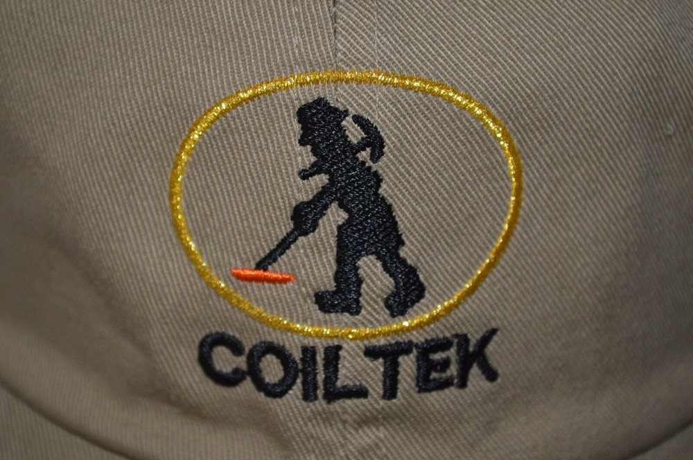 MINELAB ~ COILTEK ~ BASEBALL CAP METAL DETECTOR EMBROIDERED ADJUSTABLE HAT