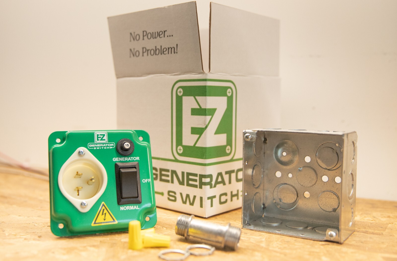 The Original EZ GENERATOR TRANSFER SWITCH - UL / CSA Approved - USA Made - 12OV