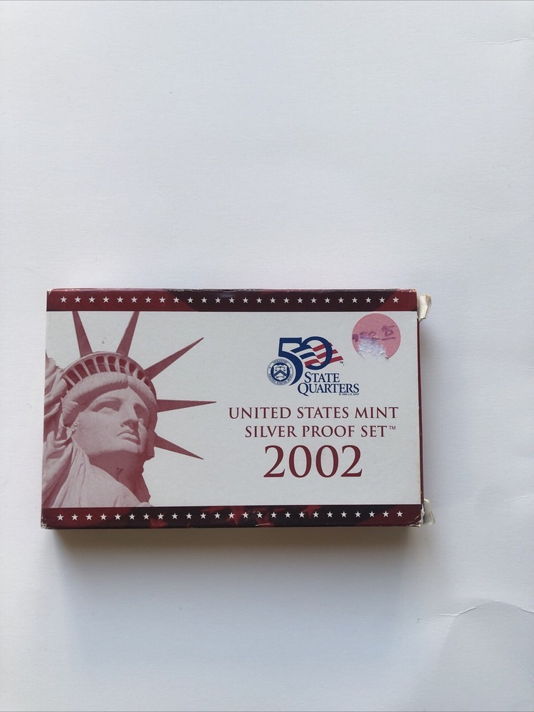 United States Mint Silver Proof Set 2002 State Quarters