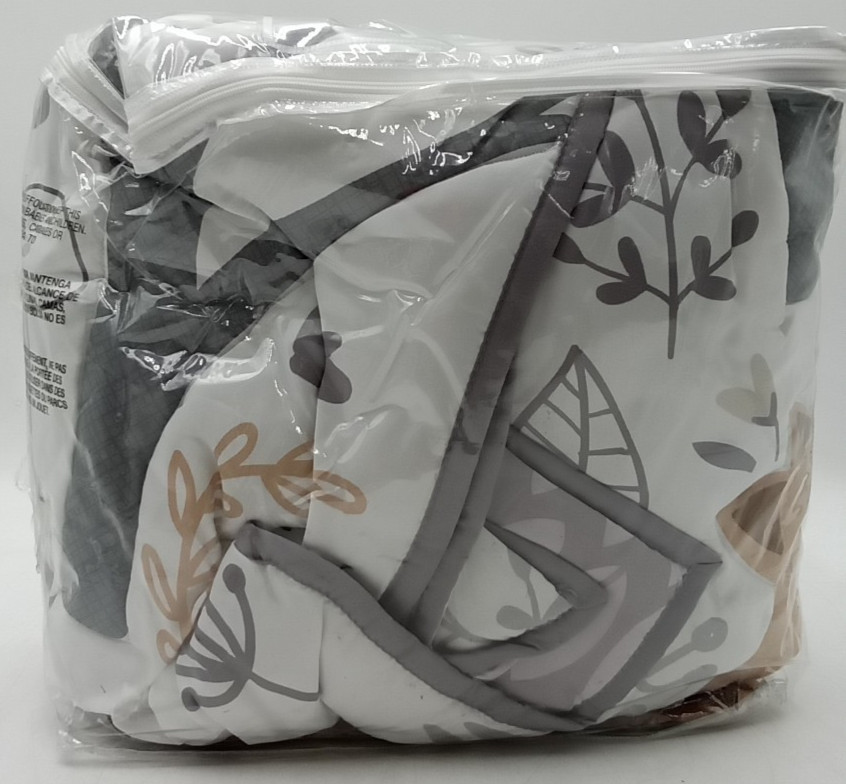 3 Piece Crib Bedding Set Deer Park Multicolor