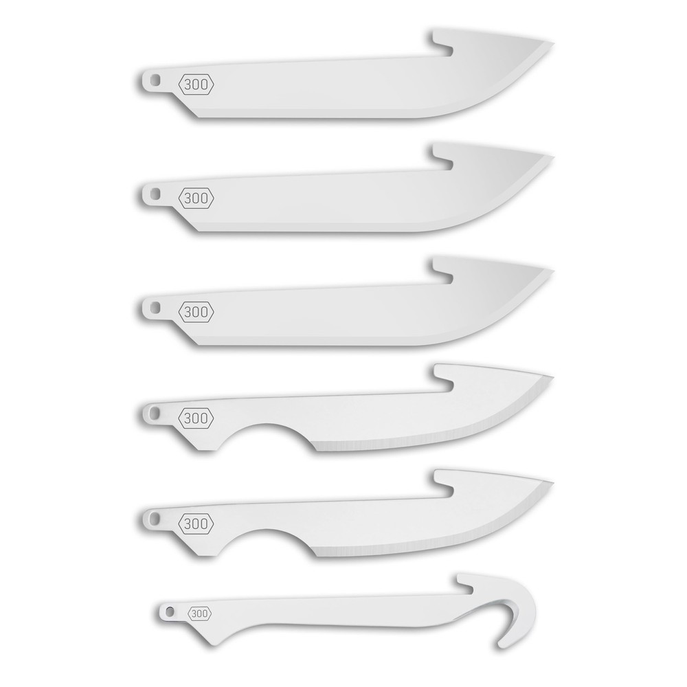 OUTDOOR EDGE 3.0" RazorSafe Replacement Combo Blade Pack, 6 Piece Multi