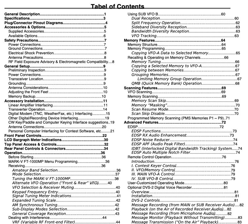 CDROM YAESU FT-1000MP MARK V 200W OPERATING/SERVICE MANUAL TECH SUPPLEMENT PDF
