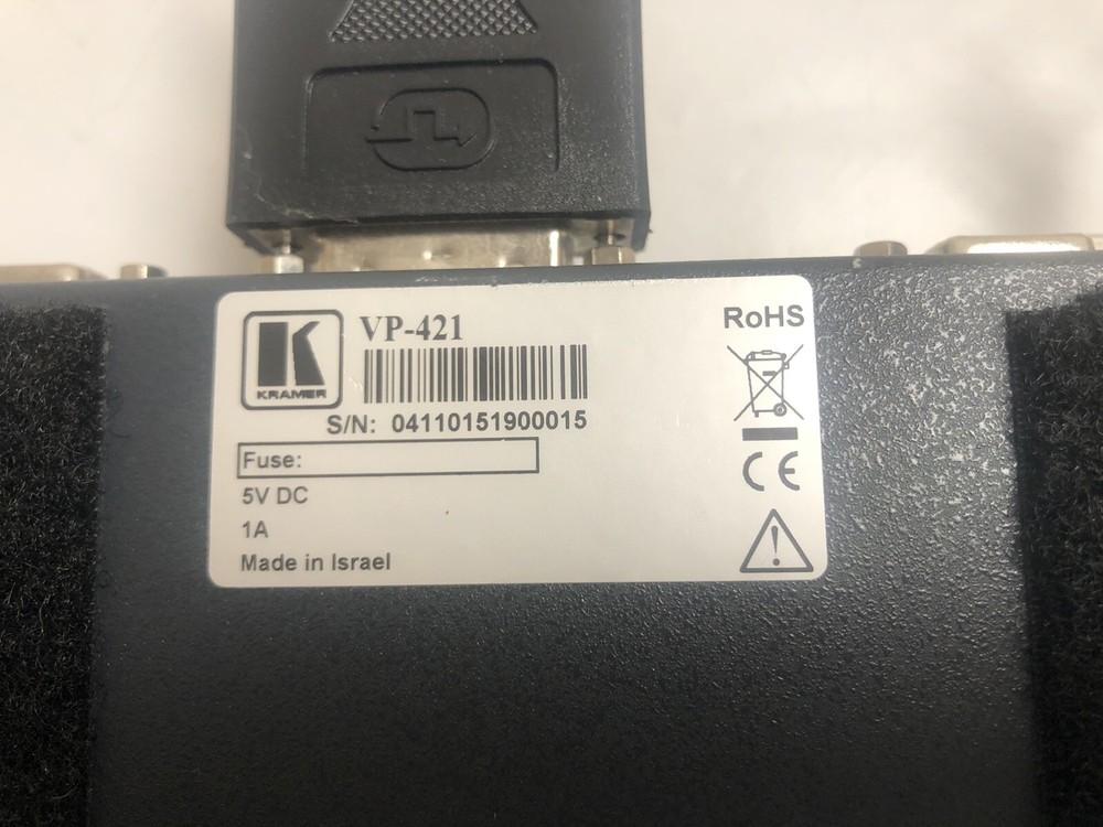 Kramer Electronics VM-2HXL 1:2 HDMI Distributor + VP-421 PC/HD Digital Scaler
