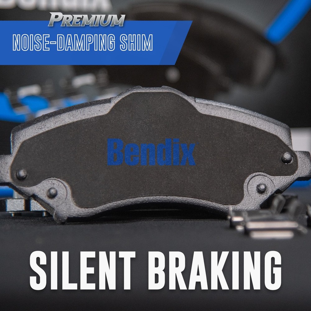 Bendix Premium SBC1363 Ceramic Front Brake Pads for select Cadillac Escalade,...