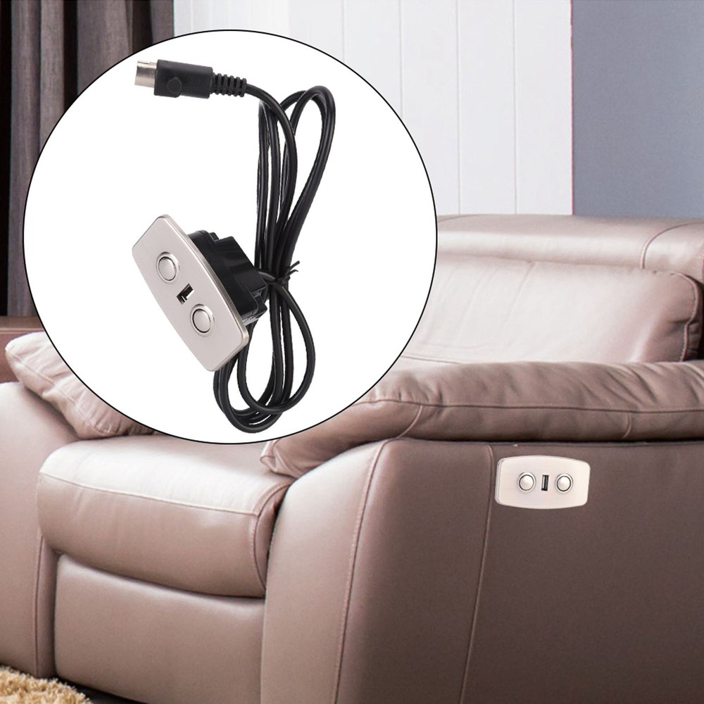 Hand Controller Electric Recliner Chair Sofa Lifting 2 Button Hand Switch US