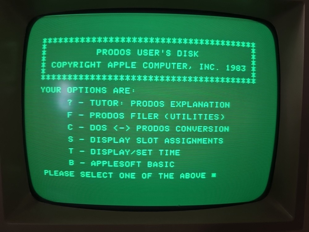 Apple II - 5.25" Diskware ProDos User's Disk 1.0 Based Utilities - TESTED