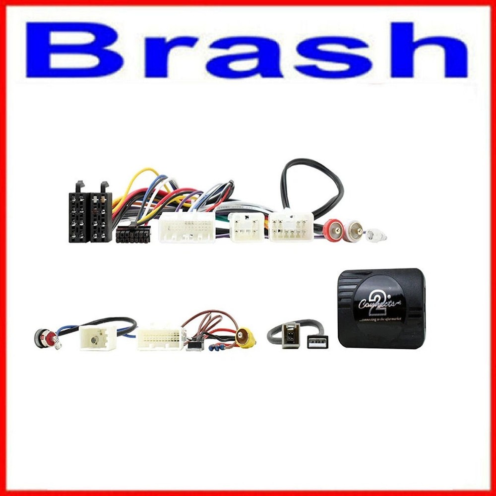 for COROLLA 2012-18 HATCH STEERING ANTENNA CAMERA USB ADAPTER + PATCH LEAD