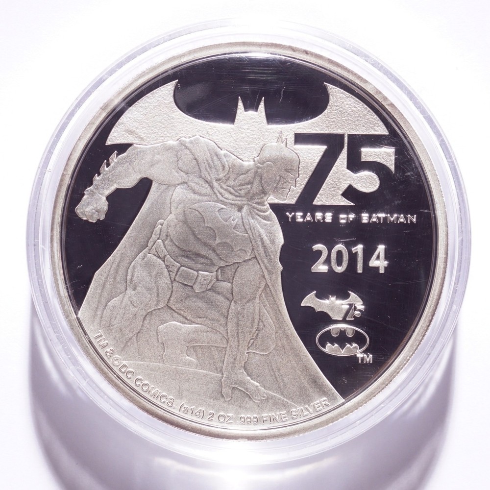 2014 Niue Silver $5 Batman 75 Years