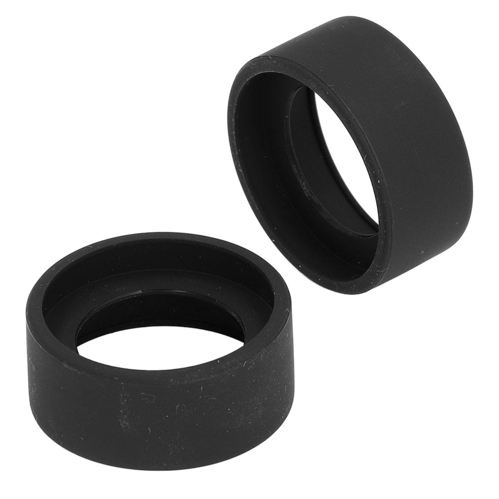 2Pcs Flat Angle Rubber Eyepiece Covers for 40-42mm Microscope & Telescope Protec