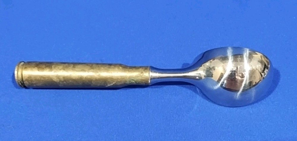 Ice Cream Scoop .50 Cal Empty Shell Casing Kitchen Art