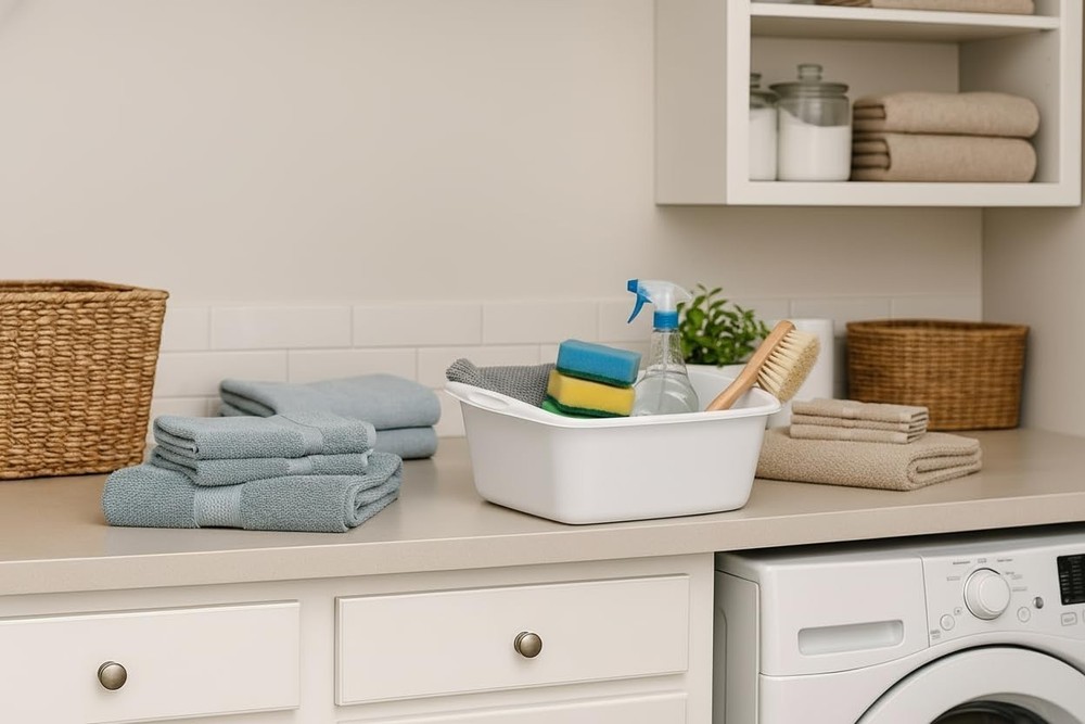 Heavy-Duty 12 Quart Plastic Dishpan - Ideal for Soaking and Storage Solutions