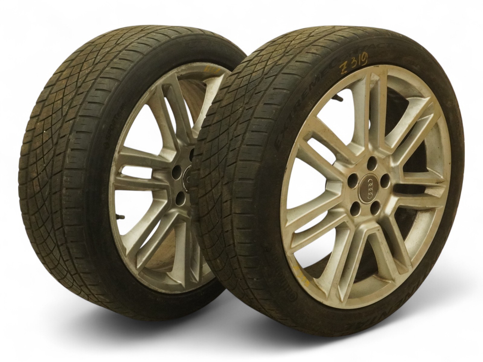 14-18 Audi Rs7 4G Wheel Rim 20X8J Et35 5-112Mm W Tire Set Of 2 4G0601025Ap OEM